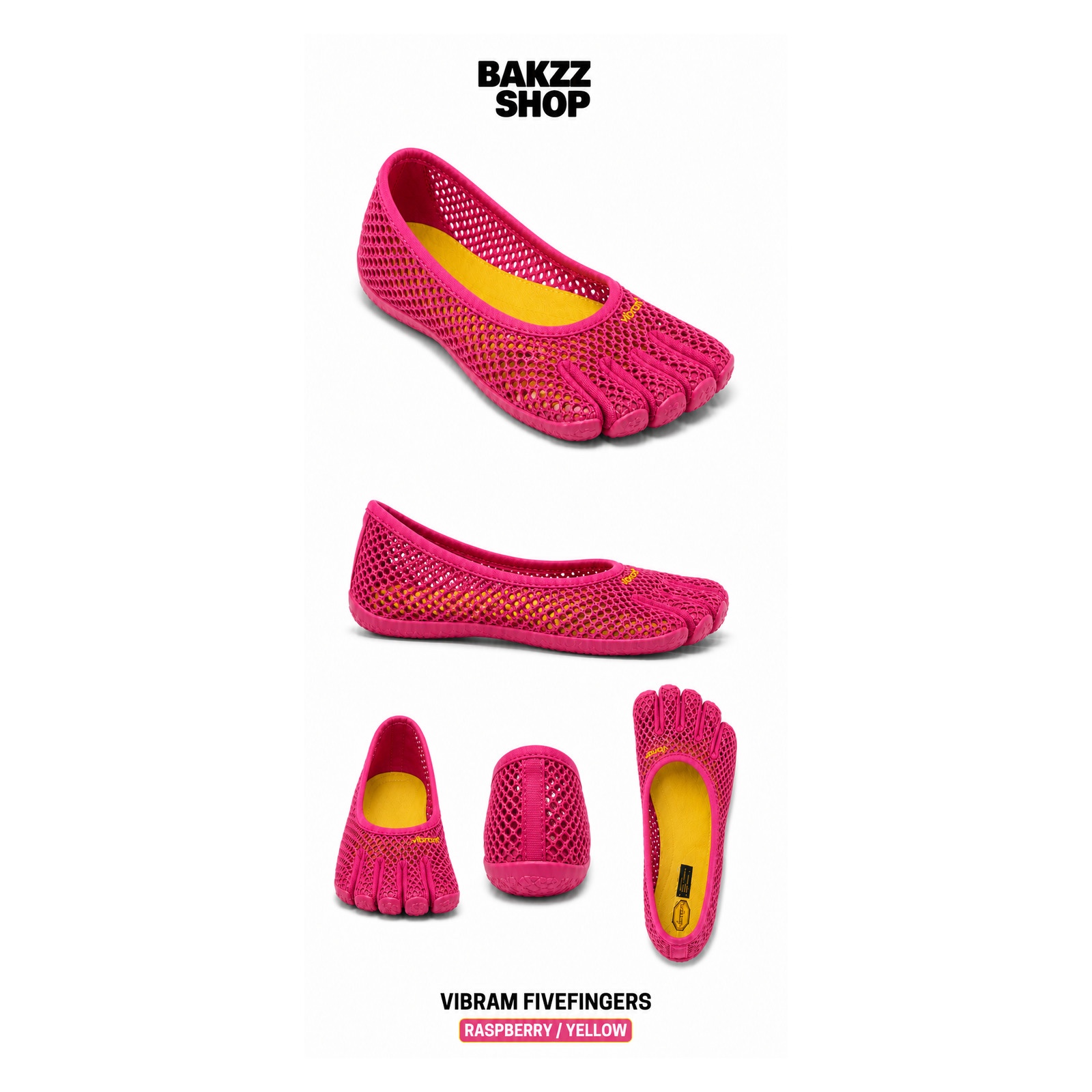 VIBRAM FIVEFINGERS V-SOUL RASPBERRY / YELLOW