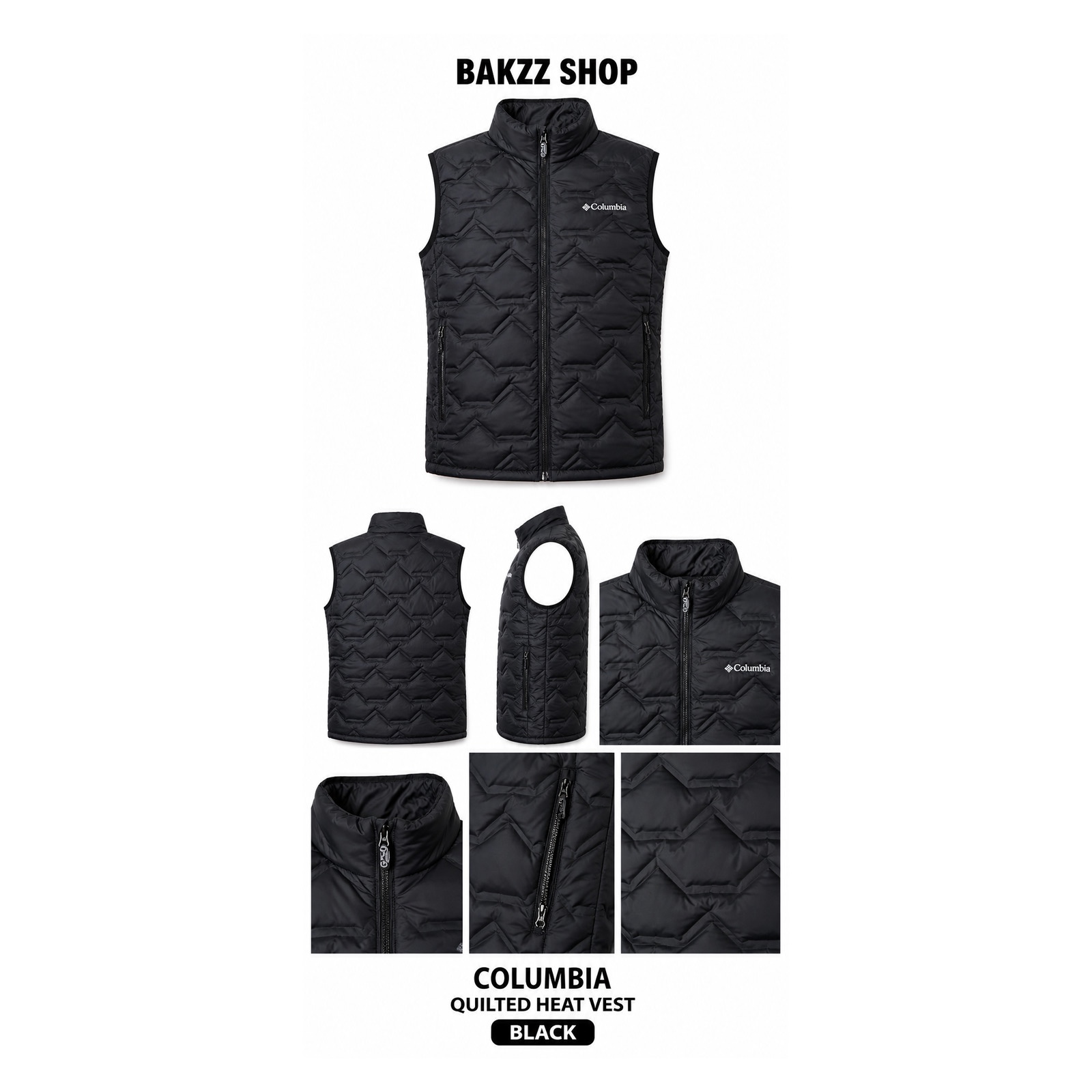 ZIG/ZAG SANS MANCHE COLOMBIA BLACK