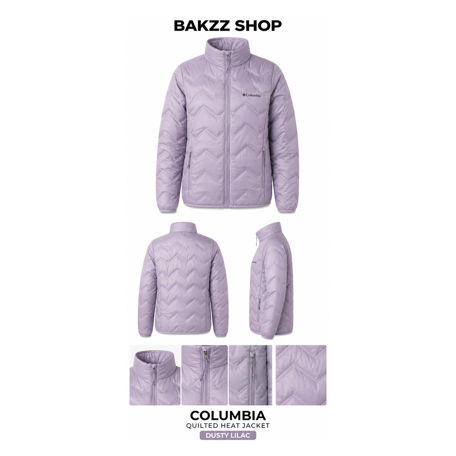 VESTE ZIG/ZAG COLOMBIA LILA
